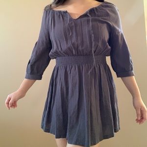 Grey 3/4 sleeved dress